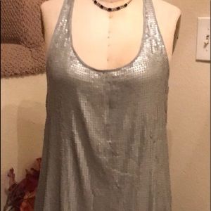 Michael Kors Silver Sequin Dress